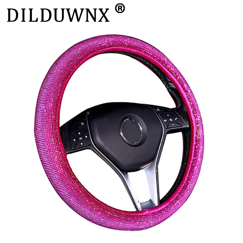 DILDUWNX 37-38CM 1 Piece of Colorful Crystal Diamond Cover Color Car Steering Wheel Cover, Suitable for All 37-38CM Cars
DILDUWNX 37-38CM 1 Piece of Colorful Crystal Diamond Cover Color Car Steering Wheel Cover, Suitable for All 37-38CM Cars