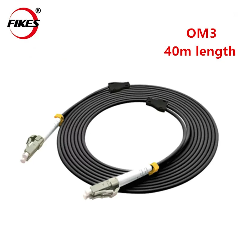 40 Meters Outdoor Armored LC-LC Duplex Multimode Fiber Optical Cable OM3 Black 10GB LC to LC Patch Cord Jumper
40 Meters Outdoor Armored LC-LC Duplex Multimode Fiber Optical Cable OM3 Black 10GB LC to LC Patch Cord Jumper