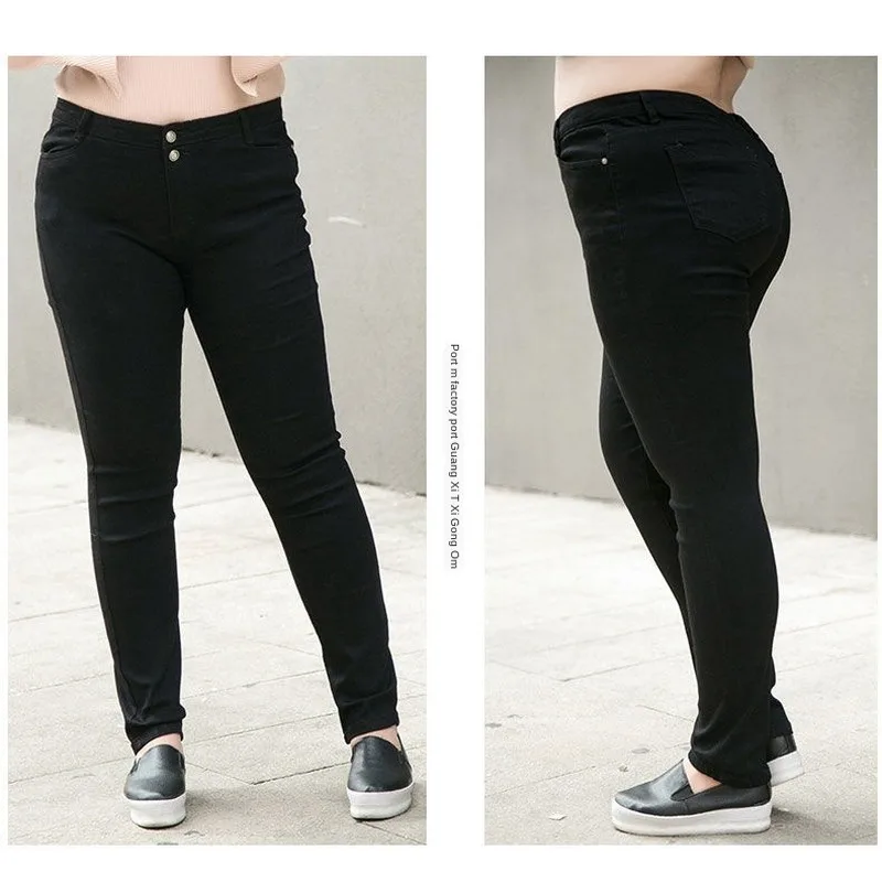 Add fertilizer to increase deep fabric soft elasticity 40-100kg jeans high waist elasticity add fertilizer to increase trousers
Add fertilizer to increase deep fabric soft elasticity 40-100kg jeans high waist elasticity add fertilizer to increase trousers