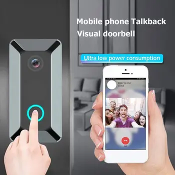 V6 Wireless Smart Remote Doorbell With Camera Door Bell Machine Video Phone Intercom House Safety Tool
V6 Wireless Smart Remote Doorbell With Camera Door Bell Machine Video Phone Intercom House Safety Tool