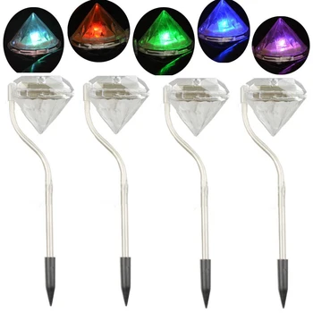 Color Changing Solar Diamond Lights LED Stainless Steel Garden Lawn Path Lamps High quality
Color Changing Solar Diamond Lights LED Stainless Steel Garden Lawn Path Lamps High quality