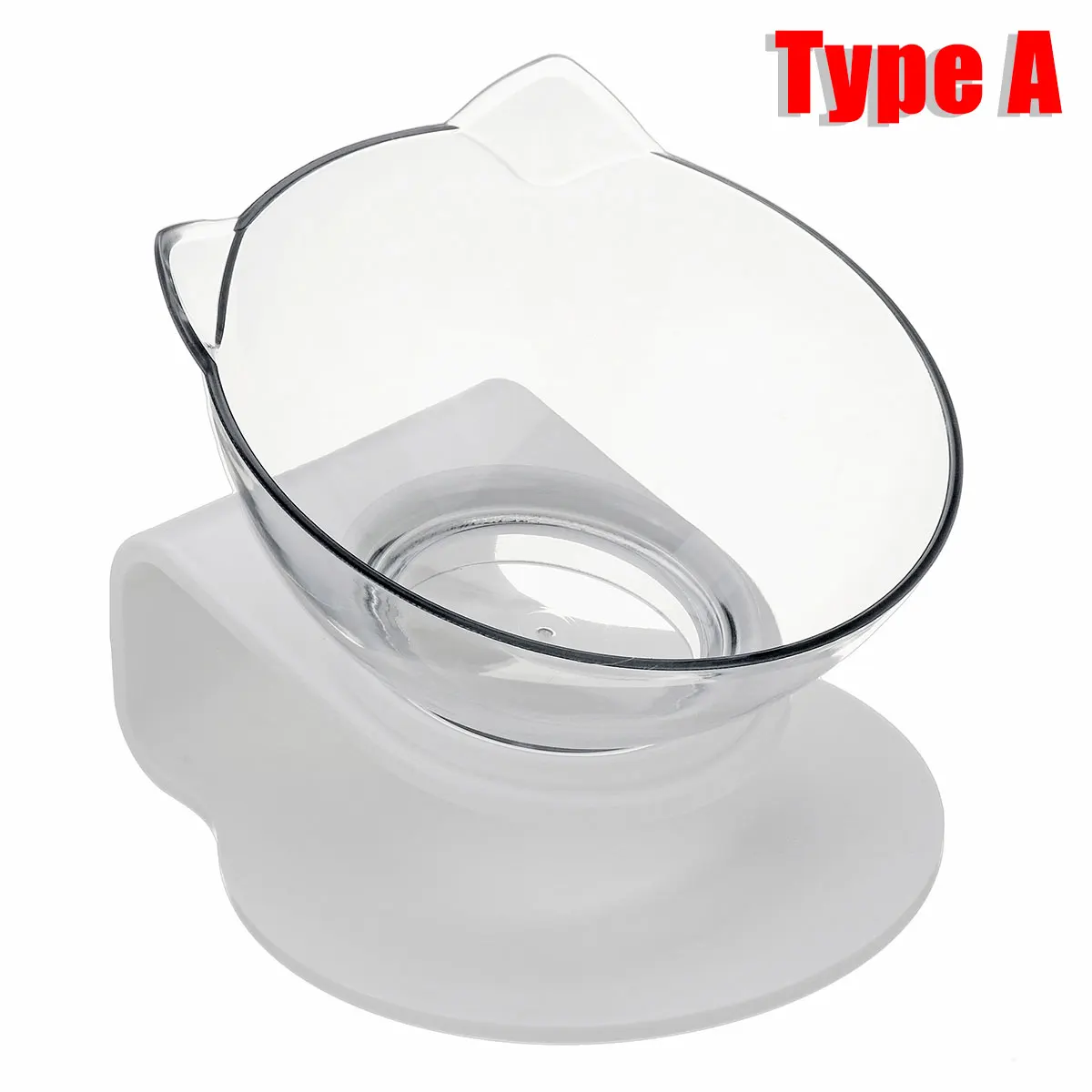 Cat Shaped Feeding Bowl with Holder Cat Shaped Feeding Bowl with Holder
