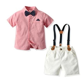 Boy Clothes Set Cotton Gentleman Summer Toddler Gentleman T-shirt Tops Shorts Outfits 2Pcs Baby Boys Casual Child Clothes Sets 
Boy Clothes Set Cotton Gentleman Summer Toddler Gentleman T-shirt Tops Shorts Outfits 2Pcs Baby Boys Casual Child Clothes Sets