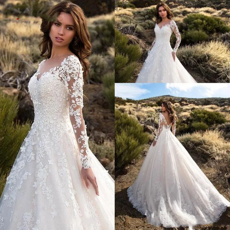 Long Sleeve Lace Wedding Dresses Ball Gown Vintage Sequin Plus Size Bride Bridal Wedding Weeding Dresses Wedding Gowns 2019
Long Sleeve Lace Wedding Dresses Ball Gown Vintage Sequin Plus Size Bride Bridal Wedding Weeding Dresses Wedding Gowns 2019