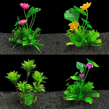 Lotus Decoration Aquarium Supplies Fish Tank Landscaping Simulation Aquatic Plants Lotus Leaf Fake Plastic Flowers Accessories
Lotus Decoration Aquarium Supplies Fish Tank Landscaping Simulation Aquatic Plants Lotus Leaf Fake Plastic Flowers Accessories