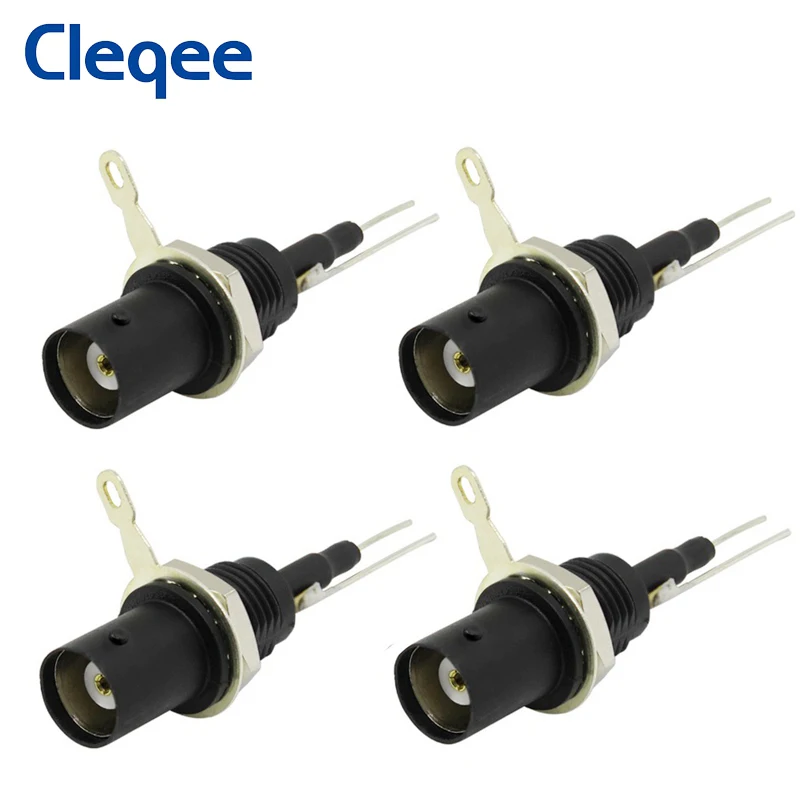 Cleqee P7002S 4PC Black 50KY Safety BNC Female Plug Sosket for Instrument Panel Installation DIY Accessories
Cleqee P7002S 4PC Black 50KY Safety BNC Female Plug Sosket for Instrument Panel Installation DIY Accessories