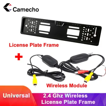 Camecho 2.4Ghz Wireless License Plate Frame Rear View Camera Video Wireless For Car Rearview Monitor FMTransmitter & Receiver
Camecho 2.4Ghz Wireless License Plate Frame Rear View Camera Video Wireless For Car Rearview Monitor FMTransmitter & Receiver