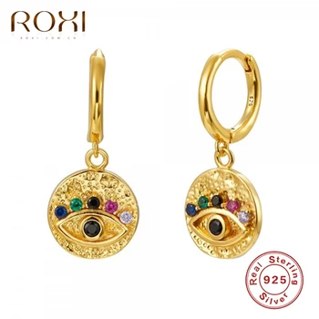 ROXI Luxury Colorful Zircon Crystals Eyes Hoop Earrings for Women Girls Wedding Jewelry Cartilage Earrings 925 Sterling Silver
ROXI Luxury Colorful Zircon Crystals Eyes Hoop Earrings for Women Girls Wedding Jewelry Cartilage Earrings 925 Sterling Silver