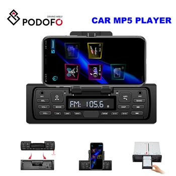 Podofo 1 Din Car Stereo Receiver Radio 12V IN-Dash FM MP3 Player Bluetooth Autoradio 4 Speakers Microphone For Phone Holder APP
Podofo 1 Din Car Stereo Receiver Radio 12V IN-Dash FM MP3 Player Bluetooth Autoradio 4 Speakers Microphone For Phone Holder APP