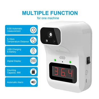 New Wall-mounted Non-Contact Infrared Temperature Measurement K3 Pro Forehead Thermometer with Fever Alarm термометр бесконтактн
New Wall-mounted Non-Contact Infrared Temperature Measurement K3 Pro Forehead Thermometer with Fever Alarm термометр бесконтактн