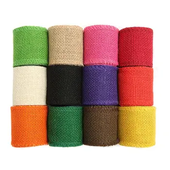 2Meter natural jute Hessian Burlap Ribbon Roll 6cm DIY Bodas Decoracion Vintage Hessian Wedding Centerpieces Decoration Supplies
2Meter natural jute Hessian Burlap Ribbon Roll 6cm DIY Bodas Decoracion Vintage Hessian Wedding Centerpieces Decoration Supplies
