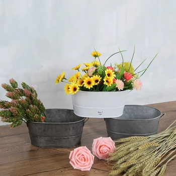 Planter Flower Pot Garden Decoration Iron Plants Tub Basket Container Vintage
Planter Flower Pot Garden Decoration Iron Plants Tub Basket Container Vintage