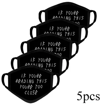 1/5 Pcs Face Masks Dust Proof Pm2.5 Washable Mouth Face Cover "youre Too Close" Letter Face Sheild Mouth Muffle Mascarillas
1/5 Pcs Face Masks Dust Proof Pm2.5 Washable Mouth Face Cover "youre Too Close" Letter Face Sheild Mouth Muffle Mascarillas