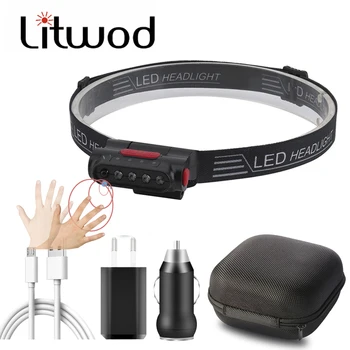 Smart Multifunction Sensorled Headlamp Cap Light Build-in Battery USB Rechargeable Head Flashlight Headlight Bulbs 5W Lamp Torch
Smart Multifunction Sensorled Headlamp Cap Light Build-in Battery USB Rechargeable Head Flashlight Headlight Bulbs 5W Lamp Torch