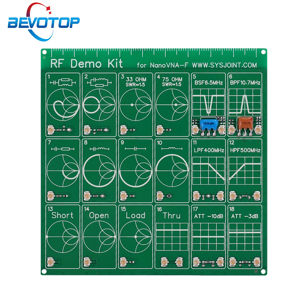 RF Demo Kit for NanoVNA VNA Test Board Vector Network Filter / Attenuator Analyzers Electrical Instruments | Инструменты