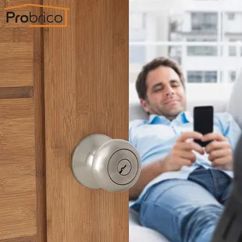 Probrico door handle locks for Interior doors front back knobs Interior Bedroom lock Anti-theft Home Room Safety Door Locks
Probrico door handle locks for Interior doors front back knobs Interior Bedroom lock Anti-theft Home Room Safety Door Locks