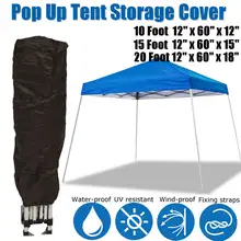 3 tamanhos À Prova D' Água Anti-UV Tampa de armazenamento para Pop Up Barraca Dossel Da Barraca de Jardim Gazebo do Dossel Ao Ar Livre Marquee protetor Sombra(China)