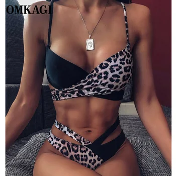 OMKAGI Swimwear Women Solid Bikini Micro Swimsuit High Cut Bikini Push Up Biquini Womens Bathing Suits Bandage Bikinis 2020
OMKAGI Swimwear Women Solid Bikini Micro Swimsuit High Cut Bikini Push Up Biquini Womens Bathing Suits Bandage Bikinis 2020
