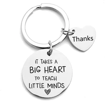 Teacher's Day Thanksgiving Graduation Gift Teacher Keychain T Takes a Big Heart.
Teacher's Day Thanksgiving Graduation Gift Teacher Keychain T Takes a Big Heart.