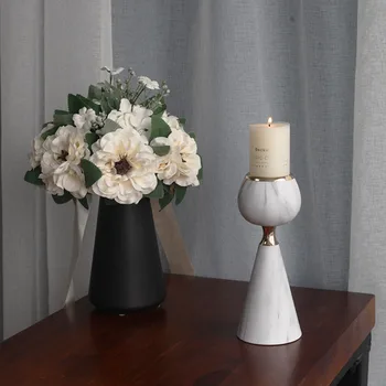 Festival Crafts Wedding Dinner Table Party Accessory Marble Pattern Metal Candle Stand Home Decor Model Dining Living Room
Festival Crafts Wedding Dinner Table Party Accessory Marble Pattern Metal Candle Stand Home Decor Model Dining Living Room