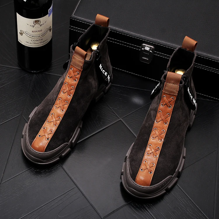 New Fashion high quality Autumn Men retro design high tops Casual lace-up flats Shoes moccasins skateboard Shoes zapatos hombre
New Fashion high quality Autumn Men retro design high tops Casual lace-up flats Shoes moccasins skateboard Shoes zapatos hombre