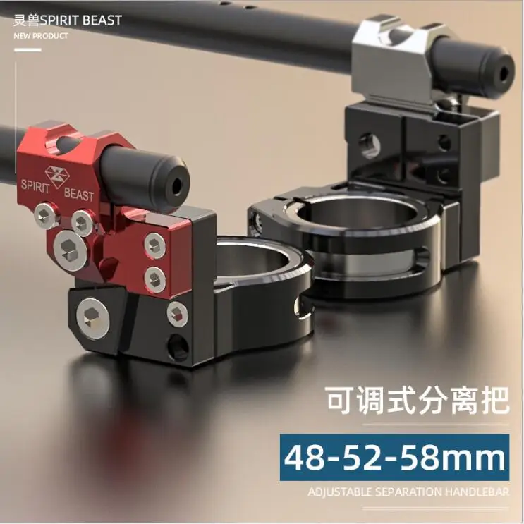 SPIRIT BEAST Riser Clip-Ons handlebars Lift handle bar Fork Tube One Pair Black Motorcycle Hand Bar Clip Ons Clipon
SPIRIT BEAST Riser Clip-Ons handlebars Lift handle bar Fork Tube One Pair Black Motorcycle Hand Bar Clip Ons Clipon