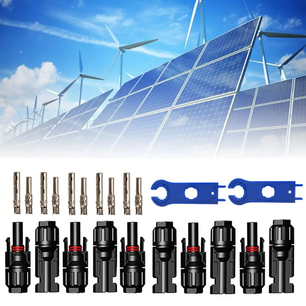 5Pcs Connector Solar System Sets 1000V Solar Panel Parallel Connection Fuse Connector for Solar Power System PV Connector
5Pcs Connector Solar System Sets 1000V Solar Panel Parallel Connection Fuse Connector for Solar Power System PV Connector