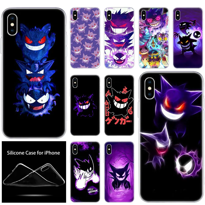 luxury Soft Silicone Phone Case Anime Pokemon Gengar for Apple iPhone 11 Pro XS Max X XR 6 6S 7 8 Plus 5 5S SE Fashion Cover
luxury Soft Silicone Phone Case Anime Pokemon Gengar for Apple iPhone 11 Pro XS Max X XR 6 6S 7 8 Plus 5 5S SE Fashion Cover