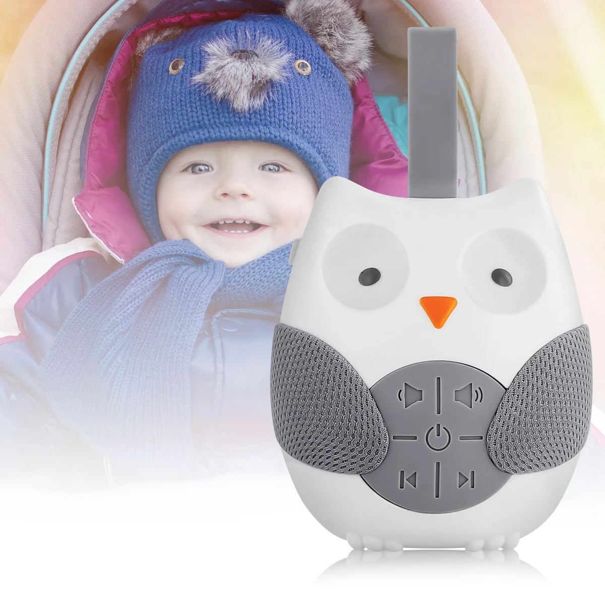 Portable Mini Baby Sleep Cartoon Owl White Noise Machine Soothers Sound Record Voice Sensor
Portable Mini Baby Sleep Cartoon Owl White Noise Machine Soothers Sound Record Voice Sensor