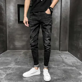 2020 New Korean Version Of Spring And Summer Personality Trendy Men's Self-cultivation Retro Distressed Nine-point Jeans
2020 New Korean Version Of Spring And Summer Personality Trendy Men's Self-cultivation Retro Distressed Nine-point Jeans