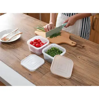 3pcs Kitchen Refrigerator Fruit Vegetable Storage Boxes Drain Storage Crisper Container for Home Store Restaurant with Lid
3pcs Kitchen Refrigerator Fruit Vegetable Storage Boxes Drain Storage Crisper Container for Home Store Restaurant with Lid