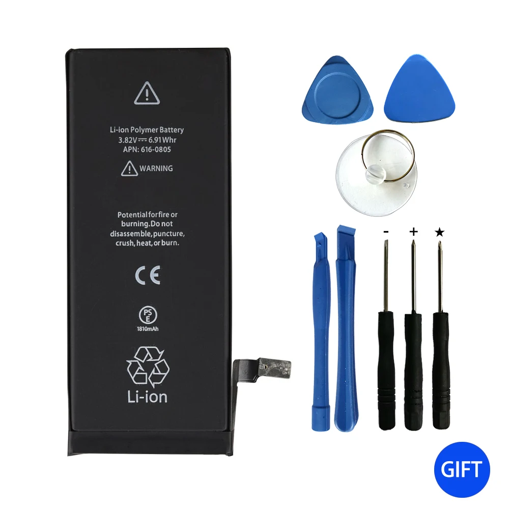 100% Newest Lithium Battery For Apple iPhone 6S 6 7 5S 5 Replacement Mobile Batteries For iphone 5 5s 6 s Internal Phone Bateria
100% Newest Lithium Battery For Apple iPhone 6S 6 7 5S 5 Replacement Mobile Batteries For iphone 5 5s 6 s Internal Phone Bateria