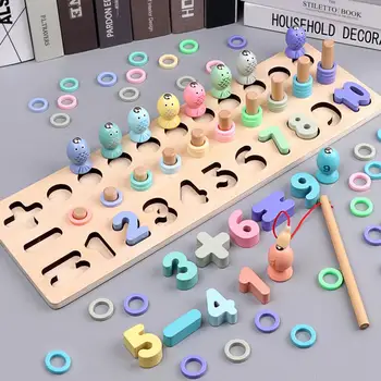 Wooden Colorful Magnetic Fishing Games Board Jigsaw Puzzles Kids Educational Toy New
Wooden Colorful Magnetic Fishing Games Board Jigsaw Puzzles Kids Educational Toy New