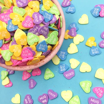 100g Polymer Hot Soft Clay Sprinkles Lovely Letters Heart Slice for Crafts DIY Making Nail Slices Scrapbooking For Phone Decor
100g Polymer Hot Soft Clay Sprinkles Lovely Letters Heart Slice for Crafts DIY Making Nail Slices Scrapbooking For Phone Decor