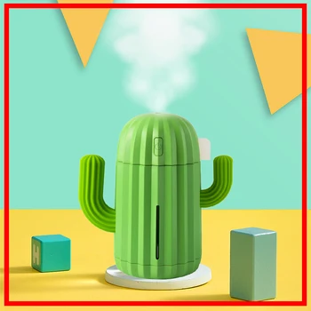 340ML Air Humidifier LED Cactus Soft Silicone USB Aroma Diffuser Timing mist maker Ultrasonic Aromatherapy Humidificador
340ML Air Humidifier LED Cactus Soft Silicone USB Aroma Diffuser Timing mist maker Ultrasonic Aromatherapy Humidificador