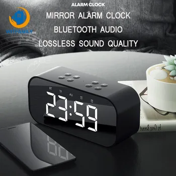 Creative Bluetooth Audio Alarm Clock Bedroom Simple Digital Luminous Smart Small Electronic Watch Clock
Creative Bluetooth Audio Alarm Clock Bedroom Simple Digital Luminous Smart Small Electronic Watch Clock