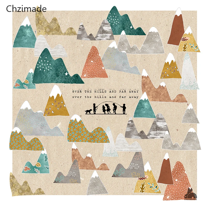Chzimade 30Pcs/lot Cartoon Mountain Vellum Paper Sticker For Diy Scrapbooking Happy Planner Journaling Project
Chzimade 30Pcs/lot Cartoon Mountain Vellum Paper Sticker For Diy Scrapbooking Happy Planner Journaling Project