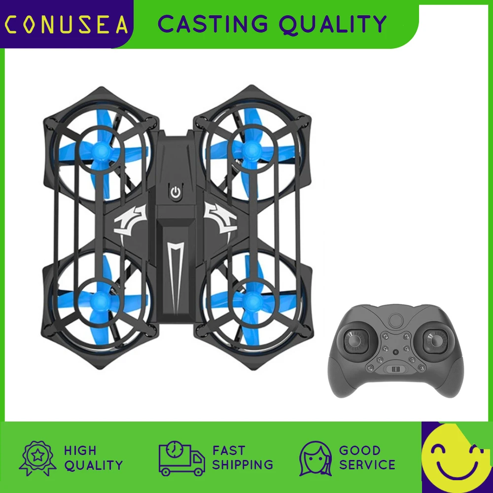 Conusea C56 4Ch Mini Rc Drone Plane One-Key Take Off Landing Quadcopter Remote Control Helicopter Aircraft Toys for Boys kids
Conusea C56 4Ch Mini Rc Drone Plane One-Key Take Off Landing Quadcopter Remote Control Helicopter Aircraft Toys for Boys kids