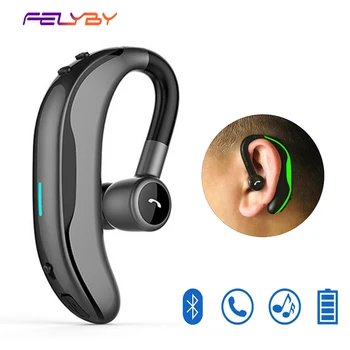 FELYBY Wireless Bluetooth Single Earbud with Microphone Noise Cancelling Waterproof Ear-Hook Sport Headset for SmartPhone 
FELYBY Wireless Bluetooth Single Earbud with Microphone Noise Cancelling Waterproof Ear-Hook Sport Headset for SmartPhone