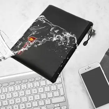 Fireproof Money Document File Passport Bag Water Resistant Safe Storage Case
Fireproof Money Document File Passport Bag Water Resistant Safe Storage Case