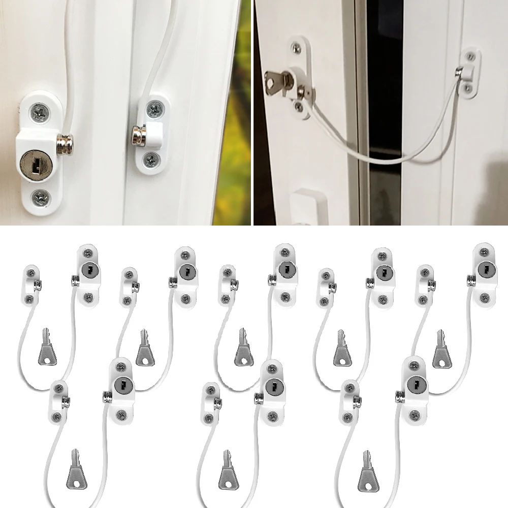 8Pcs/Lot Window Locks Children Protection Lock Stainless Steel Window Limiter Baby Safety Infant Security Window Locks Products
8Pcs/Lot Window Locks Children Protection Lock Stainless Steel Window Limiter Baby Safety Infant Security Window Locks Products