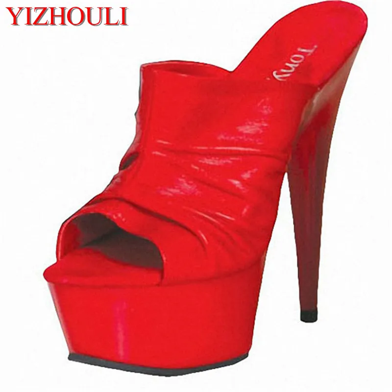 The latest black fish mouth 15 cm heel sandals, suitable for date shopping slippers, model stage show slippers
The latest black fish mouth 15 cm heel sandals, suitable for date shopping slippers, model stage show slippers