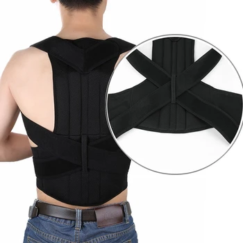 AOFEITE Back Support Belt Shoulder Posture Corrector Scoliosis Straighten Lumbar Support Corset Adjustable Relieve Back Pain
AOFEITE Back Support Belt Shoulder Posture Corrector Scoliosis Straighten Lumbar Support Corset Adjustable Relieve Back Pain