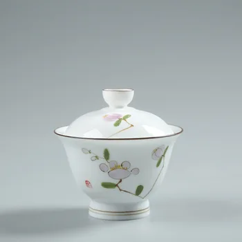 Hand-Painted Ceramic Tureen Ceramic Whiteware Tea Set Tea Making Device Kung Fu Handmade Glaze Pastel Gaiwan Sopera De Ceramica
Hand-Painted Ceramic Tureen Ceramic Whiteware Tea Set Tea Making Device Kung Fu Handmade Glaze Pastel Gaiwan Sopera De Ceramica