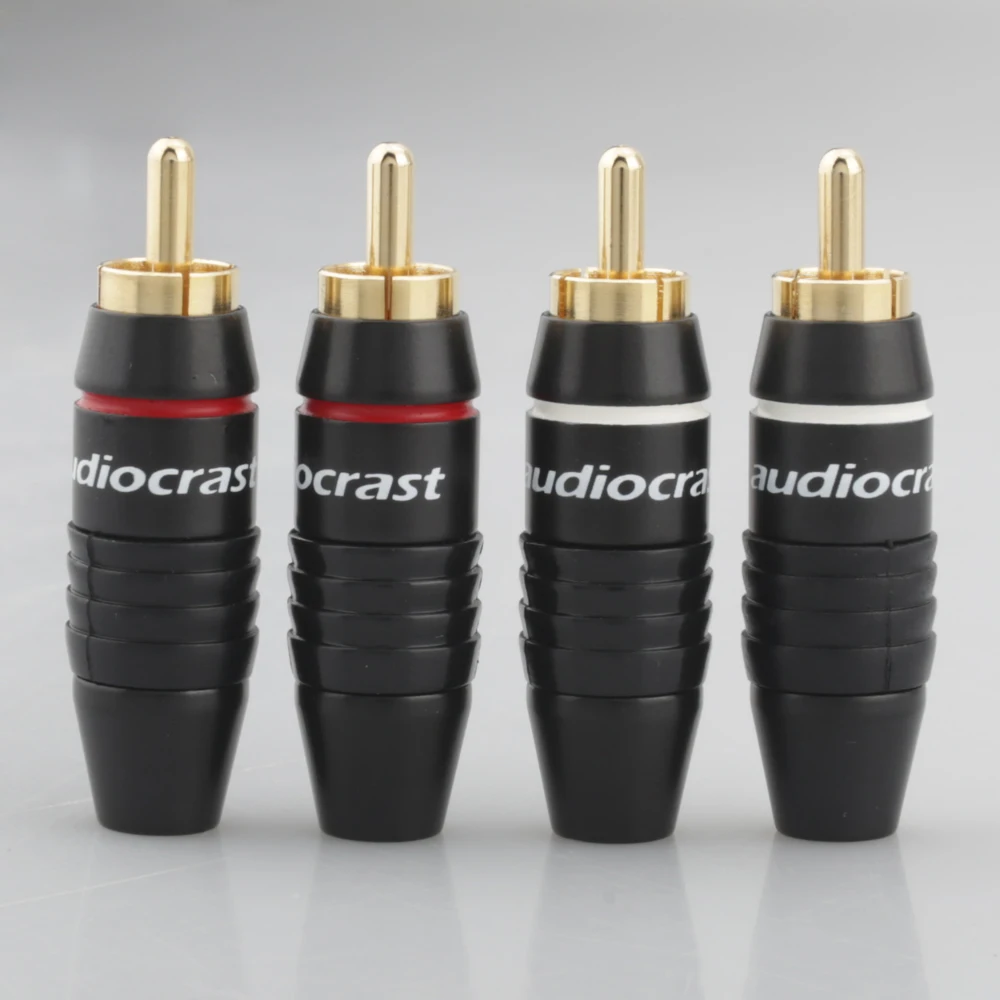 Audiocrast высококачественные латунные RCA Штекерный разъем аудиокабель, Позолоченный разъем
Audiocrast высококачественные латунные RCA Штекерный разъем аудиокабель, Позолоченный разъем