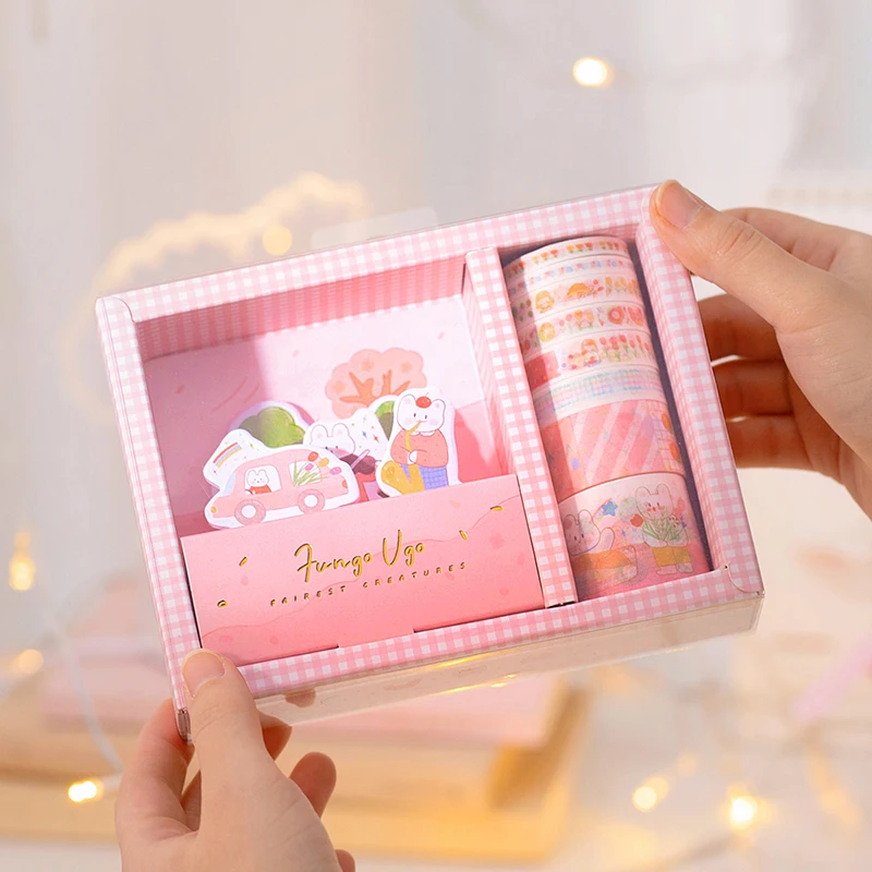 Kawaii stationery set cute fruit yogurt cute cartoon girl heart tape memo set gift box cute memo stationery spree 
Kawaii stationery set cute fruit yogurt cute cartoon girl heart tape memo set gift box cute memo stationery spree