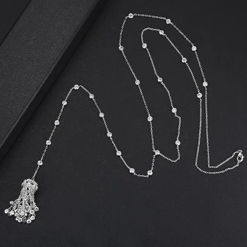 Mother's Day Gift Trendy Swimming Long Tassel Lariat Necklaces Personalized Stackable Necklace Jewelry for women girlfriend gift
Mother's Day Gift Trendy Swimming Long Tassel Lariat Necklaces Personalized Stackable Necklace Jewelry for women girlfriend gift