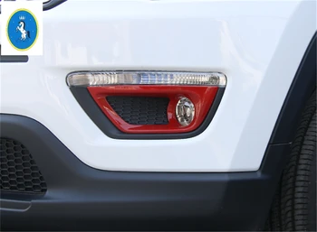 Yimaautotrims Front Bumper Fog Lights Lamp Frame Cover Trim Kit Auto Accessory Fit For Jeep Compass 2017 2018 2019 2020 ABS 
Yimaautotrims Front Bumper Fog Lights Lamp Frame Cover Trim Kit Auto Accessory Fit For Jeep Compass 2017 2018 2019 2020 ABS