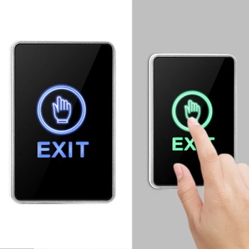 Button Touch Sensor Access Control Switch With Screws Pannel NO NC COM Exit LED Light Access Control Switches For Home Security
Button Touch Sensor Access Control Switch With Screws Pannel NO NC COM Exit LED Light Access Control Switches For Home Security