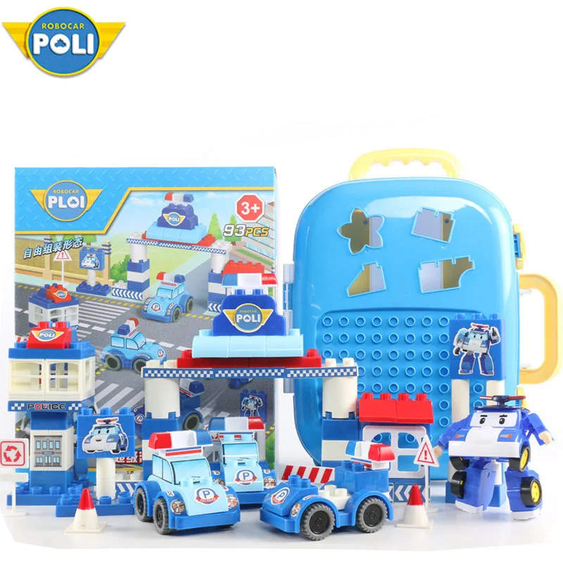 ROBOCAR POLI police car 2 in 1 deformation car toy building blocks compatible with large particle trolley travel assembly toy
ROBOCAR POLI police car 2 in 1 deformation car toy building blocks compatible with large particle trolley travel assembly toy